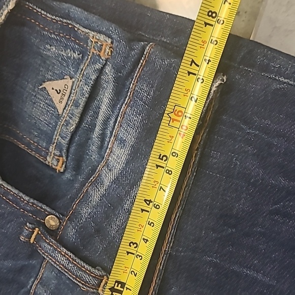 Guess DYLAN TAPERED LEG HELMET WASH DISTRESSED JEANS 34 EURO STYLE - Picture 15 of 15